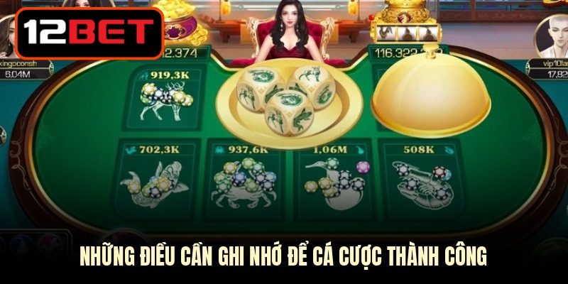 Những điều cần ghi nhớ để cá cược thành công