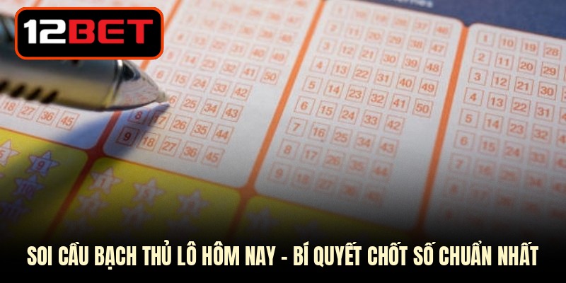 Soi Cầu Bạch Thủ Lô Hôm Nay - Bí Quyết Chốt Số Chuẩn Nhất